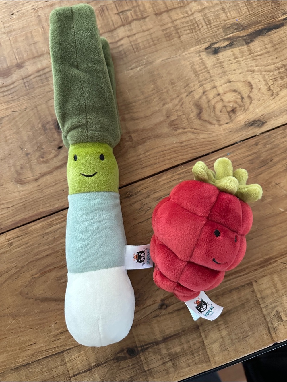Jellycat green leek Plush Veggie